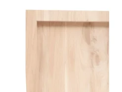 Prateleira de parede 60x30x(2-4) cm carvalho maciço não tratado
