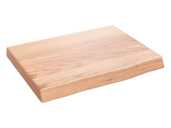Prateleira de parede 40x30x(2-4) cm carvalho tratado castanho