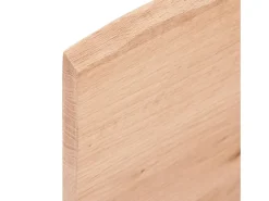 Prateleira de parede 80x30x2 cm carvalho tratado castanho-claro