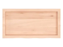 Prateleira de parede 80x40x(2-6) cm carvalho maciço não tratado