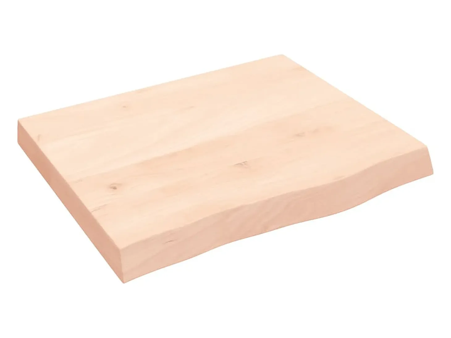 Prateleira de parede 60x50x(2-6) cm carvalho maciço não tratado
