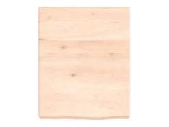 Prateleira de parede 40x50x(2-6) cm carvalho maciço não tratado