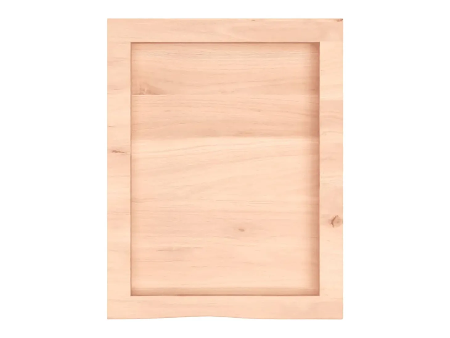 Prateleira de parede 40x50x(2-6) cm carvalho maciço não tratado