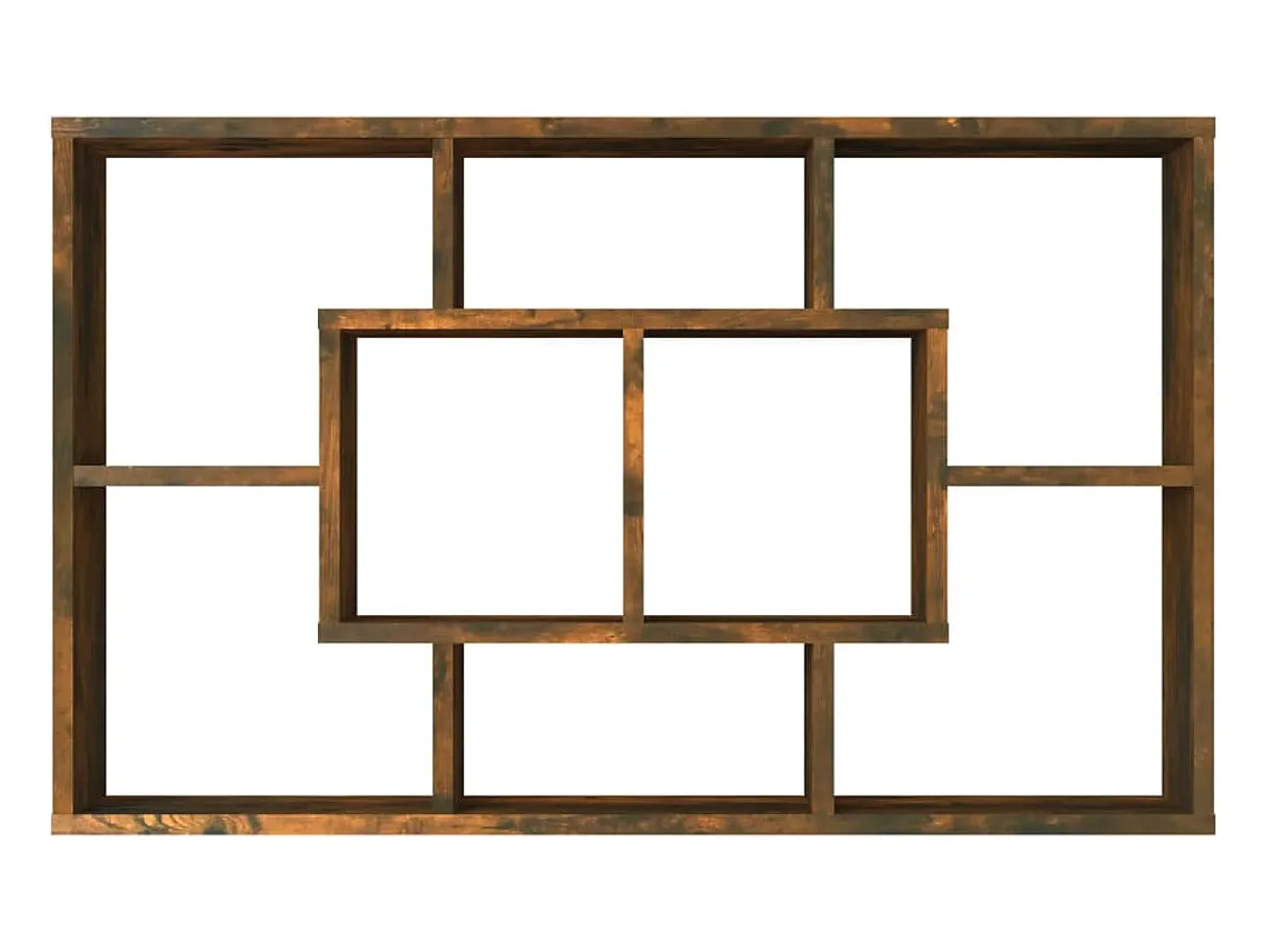 Prateleira de parede 85x16x52,5 cm derivados madeira cor fumado