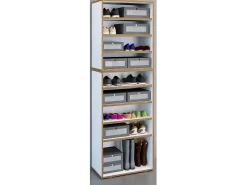 Prateleira de sapatos Salia Branco A. 183 x L. 60 x P. 33 cm