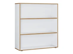 Prateleira e estante de escritório Salia Branco A. 110 x L. 100 x P. 32 cm