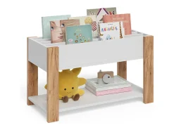 Prateleira infantil branco/artesanal 80x37x46 malia