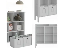 Prateleira infantil branco 103.6x32.6x113.4 ajaton