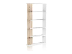 Prateleira Opal Blanco Artik (Blanco Mate) - Roble Canadian
