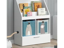 Prateleira para crianças branco 72x31.2x96.2 luigi
