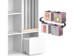 Prateleira para crianças branco 29.2x72x107.8 luigi