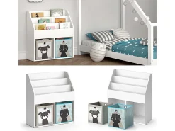 Prateleira para crianças branco 72x30.7x79 luigi