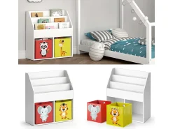 Prateleira para crianças branco 72x30.7x79 luigi