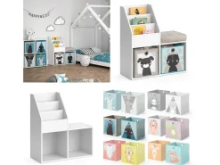 Prateleira para crianças branco 30.9x72x79 luigi