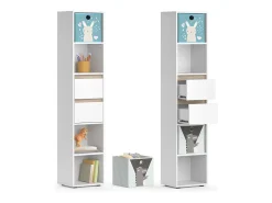 Prateleira para crianças branco 36.2x29.9x171 robert