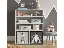 Prateleira para crianças branco 72x30.6x90.2 luigi