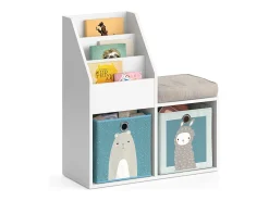 Prateleira para crianças branco 30.9x72x79 luigi