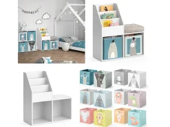 Prateleira para crianças branco 30.9x72x79 luigi