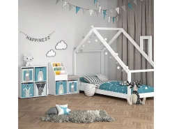 Prateleira para crianças branco 30.9x72x79 luigi