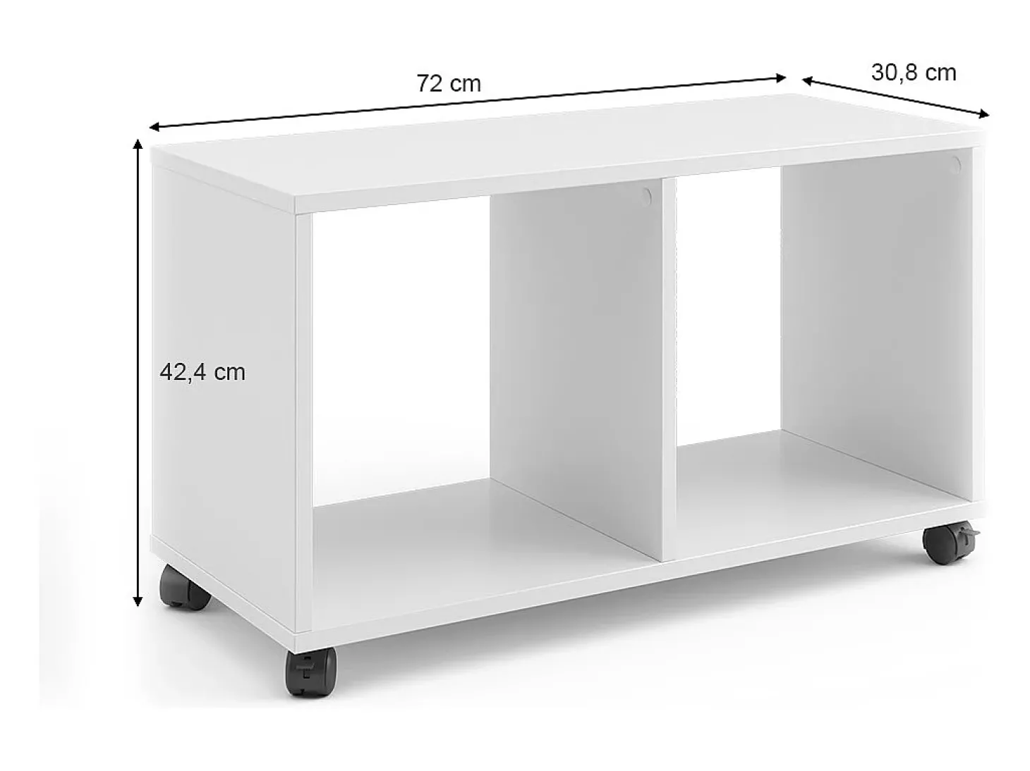 Prateleira para crianças branco 72x30.8x42.4 luigi