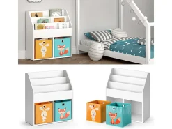 Prateleira para crianças branco 72x30.7x79 luigi