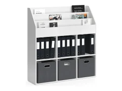 Prateleira para crianças branco 107.2x31.2x114.2 luigi