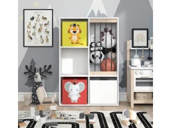 Prateleira para crianças branco 29.2x72x107.8 luigi