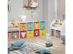 Prateleira para crianças branco 143x29x72 scutum
