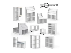 Prateleira para crianças branco 29.2x72x107.8 luigi