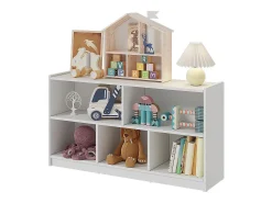 Prateleira para crianças branco 112x30x60.5 conny