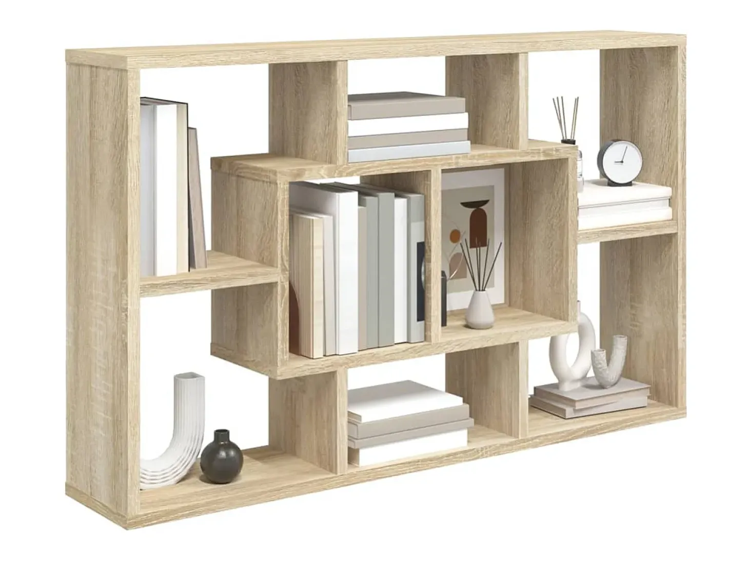 Prateleira parede 85x16x52,5cm madeira Sonoma Oak