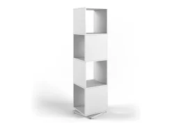 Prateleira rotativa branco 35.2x35.2x144.2