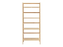 Prateleira SucceBuy de Bambu com 4 Níveis Prateleira de Armazenamento em Escada Trapezoidal para Banheiro, Quarto, Escritório, Estudo, Madeira Natural