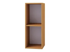 Prateleira VCM Wood CD DVD | Armazenamento | Dimensões A. 72 x L. 34 x P. 30 cm | Prateleira de Decoração | Estante Mendas 2 compartimentos (Beech)