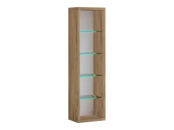 Prateleira VCM Wood CD DVD | Estante | Armazenamento | Dimensões A. 77 x L. 21 x P. 14 cm | Stand Shelf - Rasato L (Honey Oak)
