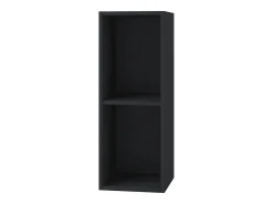 Prateleira VCM Wood CD DVD | Armazenamento | Dimensões A. 72 x L. 34 x P. 30 cm | Prateleira de Decoração | Estante Mendas 2 Compartimentos (Preto)