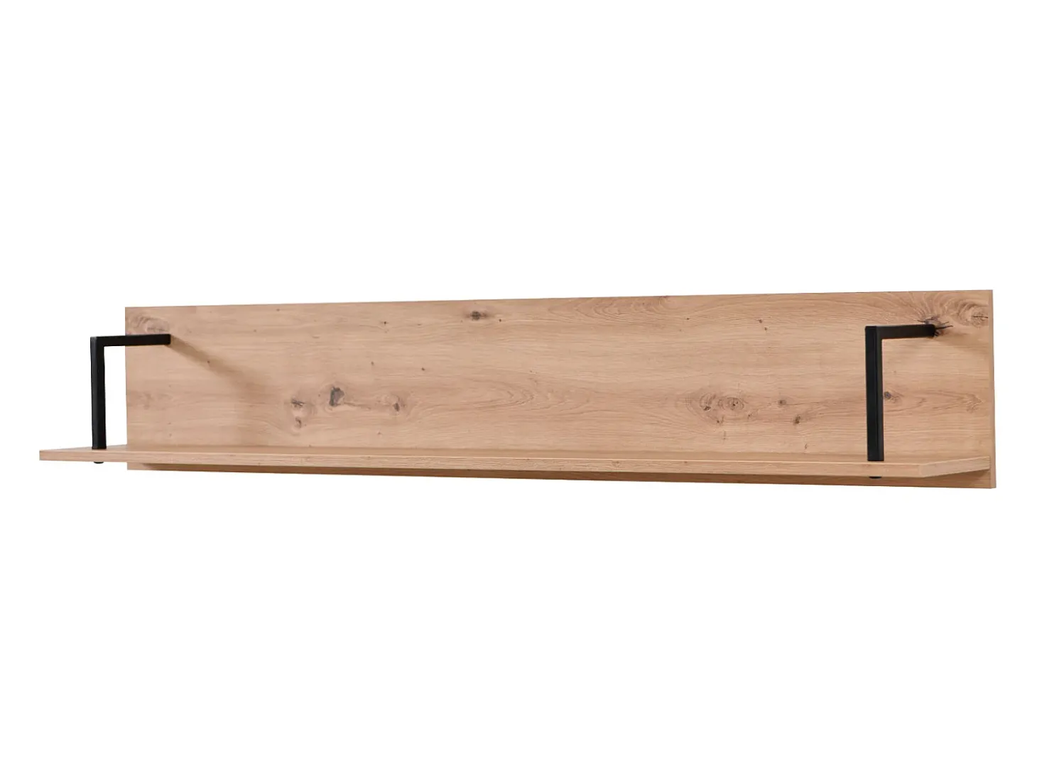 Prateleira 137,5x24x21 cm Natural Preto