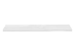 Prateleiras de parede suspensas 4 pcs 120x23,5x3,8cm MDF branco PT197988