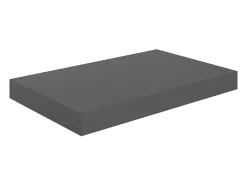 Prateleiras de parede suspensas 4 pcs 40x23x3,8cm MDF cinza PT535827