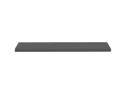 Prateleiras de parede suspensas 4 pcs 120x23,5x3,8cm MDF cinza PT207426