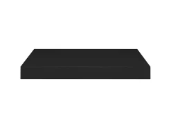 Prateleiras de parede suspensas 4 pcs 40x23x3,8cm MDF preto PT380351
