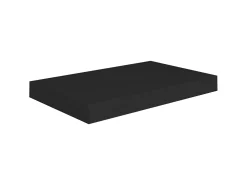 Prateleiras de parede suspensas 4 pcs 40x23x3,8cm MDF preto PT380351