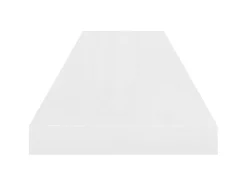 Prateleiras de parede suspensas 2 pcs 90x23,5x3,8cm MDF branco PT721579