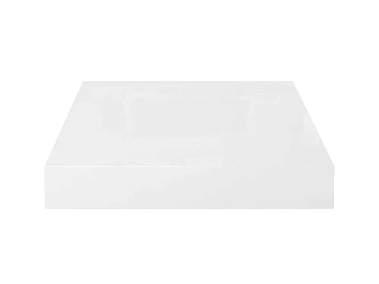 Prateleiras de parede suspensas 4 pcs 23x23,5x3,8cm MDF branco PT507512