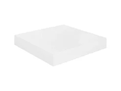 Prateleiras de parede suspensas 4 pcs 23x23,5x3,8cm MDF branco PT507512