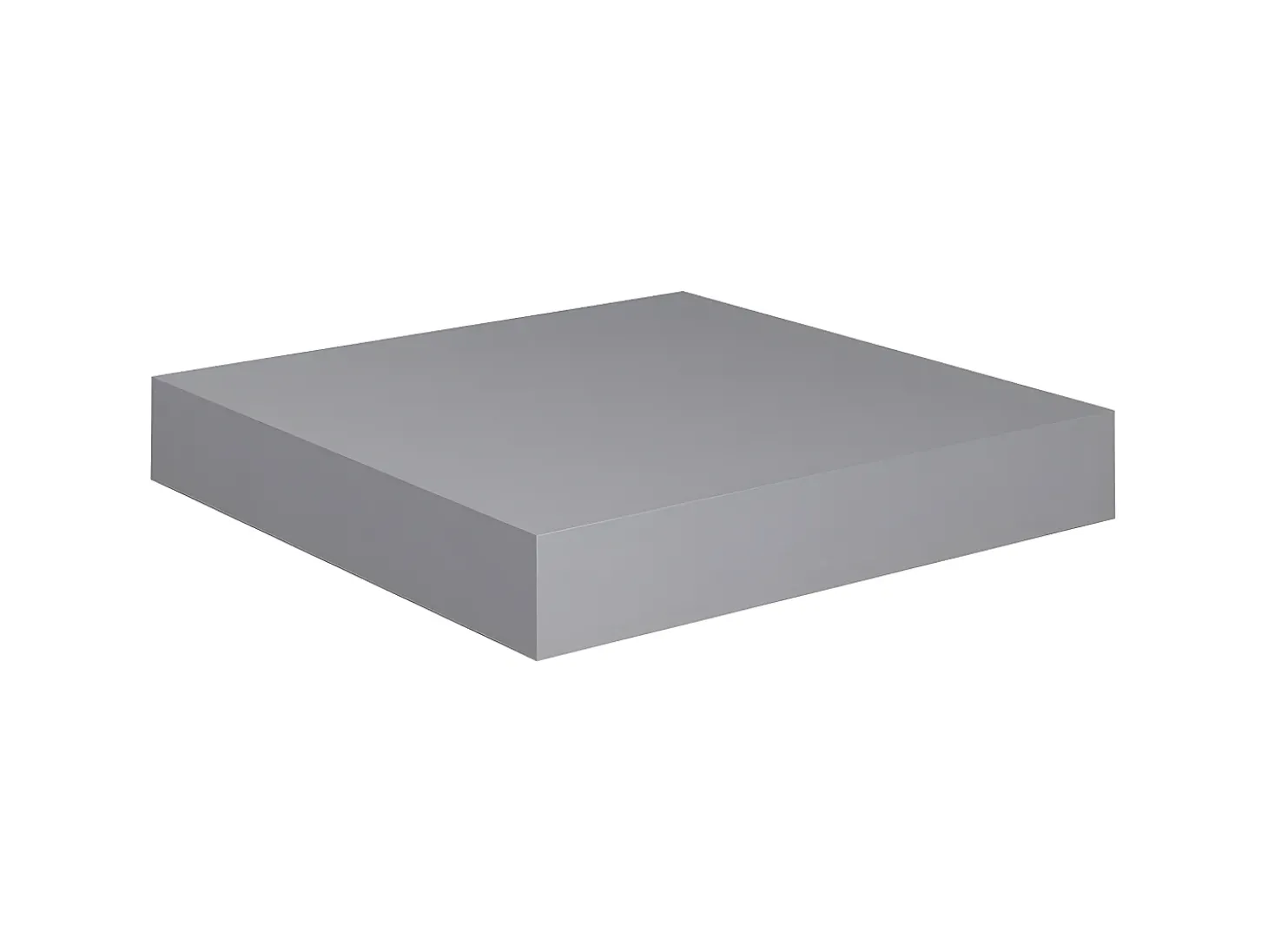 Prateleiras de parede suspensas 4 pcs 23x23,5x3,8cm MDF cinza PT832204