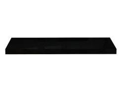 Prateleiras de parede suspensas 2 pcs 80x23,5x3,8cm MDF preto PT561874