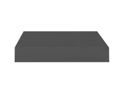 Prateleiras de parede suspensas 4 pcs 23x23,5x3,8cm MDF cinza PT529708