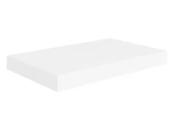 Prateleiras de parede suspensas 4 pcs 40x23x3,8cm MDF branco PT633906