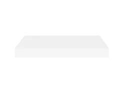 Prateleiras de parede suspensas 4 pcs 40x23x3,8cm MDF branco PT633906